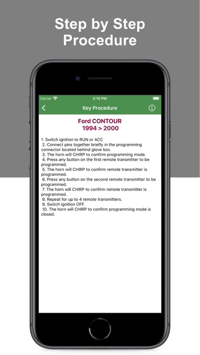Key Programming Procedure Pro Cartaz