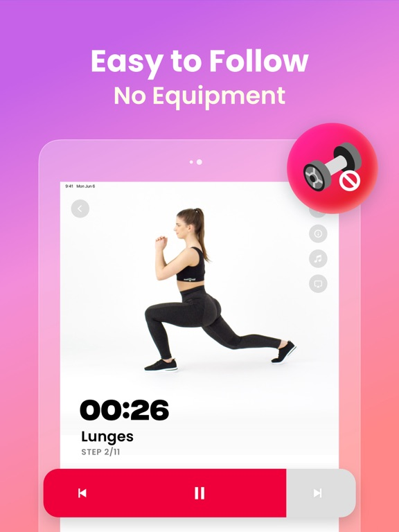 JustFit: Lazy Workout & Fit poster