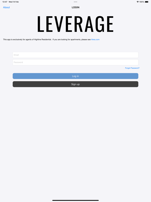 Leverage Agent App poster