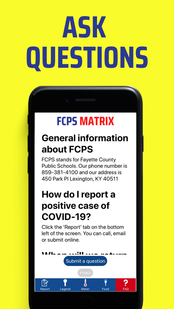 FCPS (KY) Matrix poster