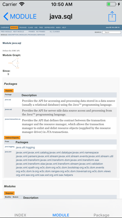 Java SE 16 API Specification poster