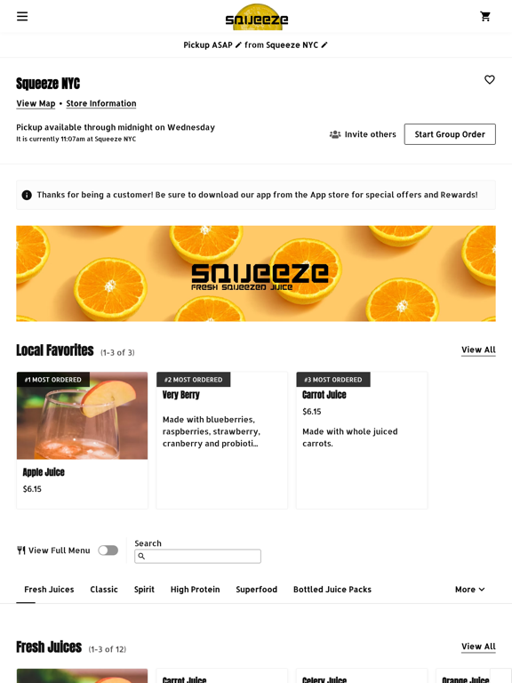 Squeeze Ordering poster