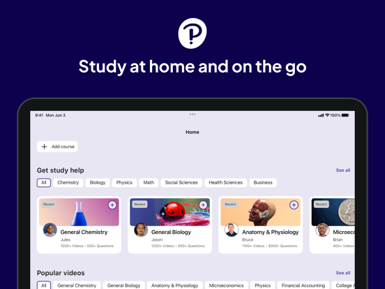 Pearson+ | Study Prep & eTexts poster