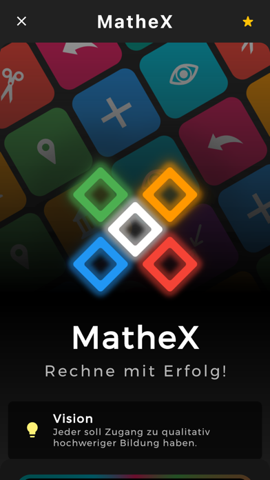 MatheX - Mathe & Rechnen üben Plakat