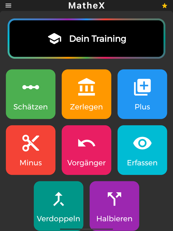 MatheX - Mathe & Rechnen üben Plakat