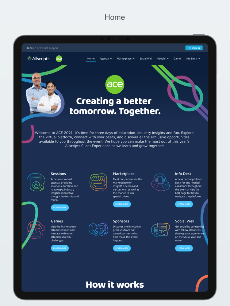 Allscripts ACE 2021 poster