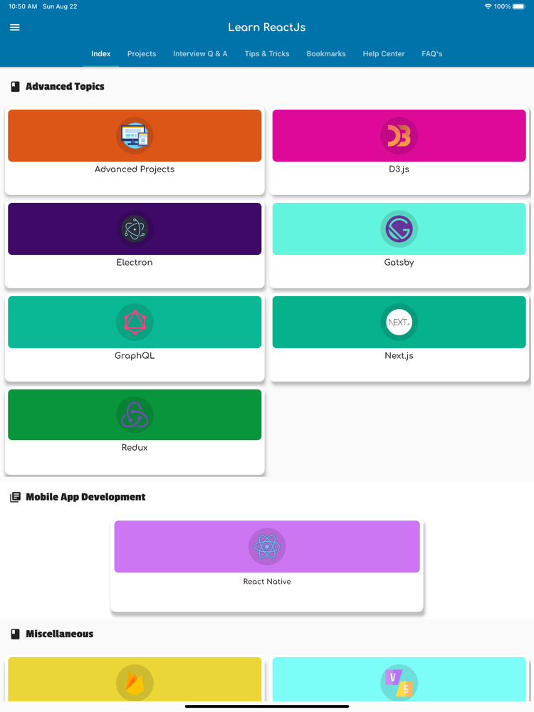 Learn React.js Offline poster