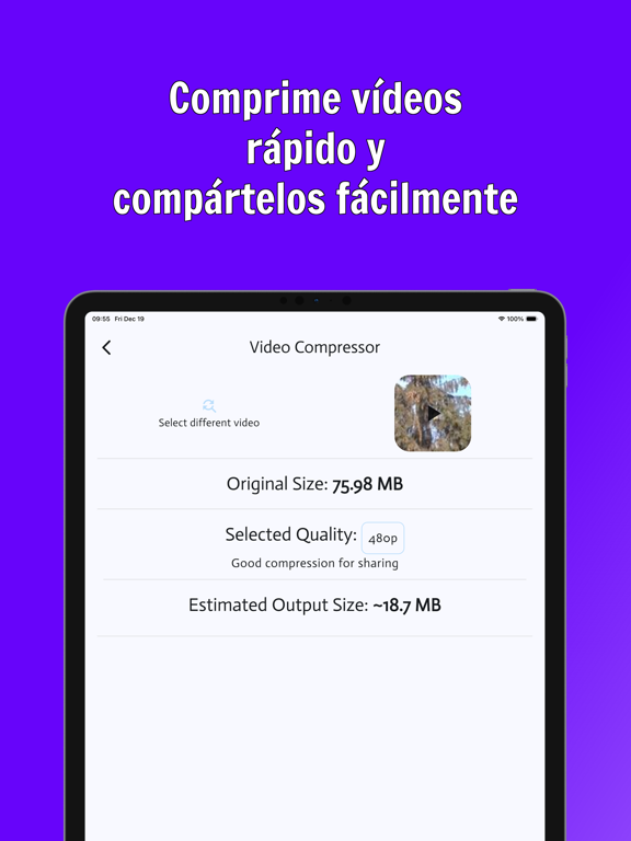 Compresor y Editor de Video الملصق