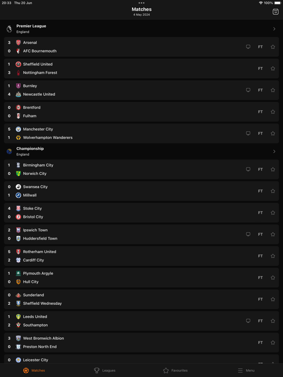 Scoreify: Fußballergebnisse Plakat