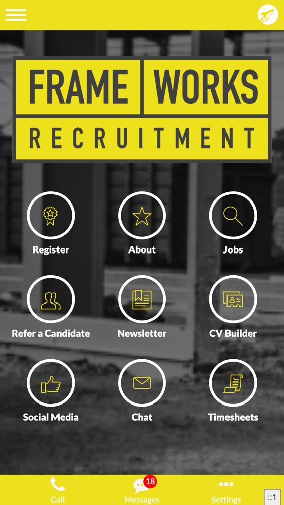 Frameworks Recruitment poster