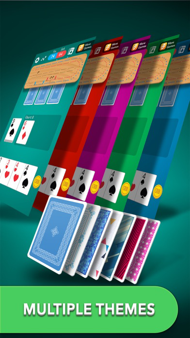 Cribbage card game Plakat