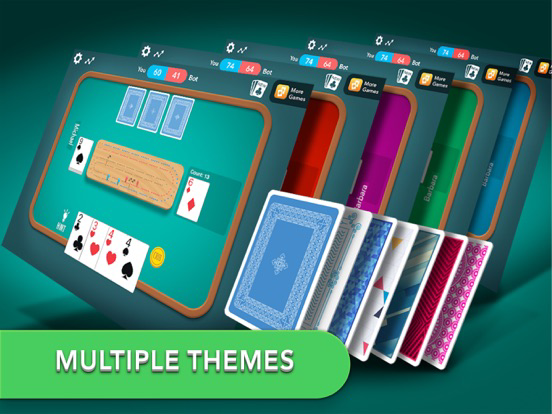 Cribbage card game Plakat