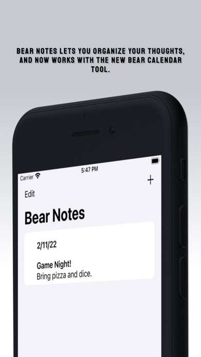 Bear Tools poster