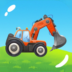 Tractors & Cars Games for Kids