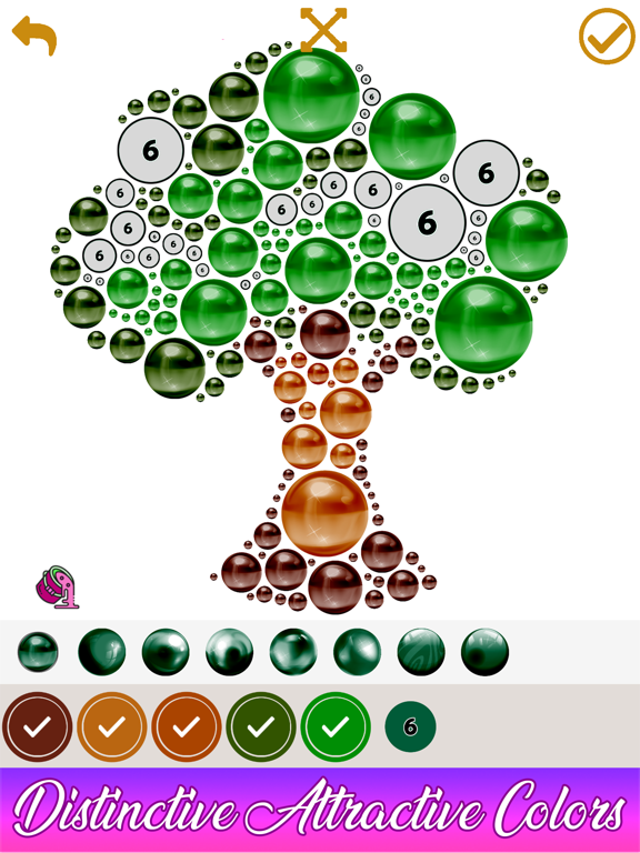 Magnetic Balls Color by Number poster