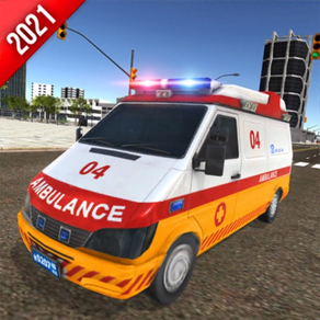 Emergência de ambulância de r