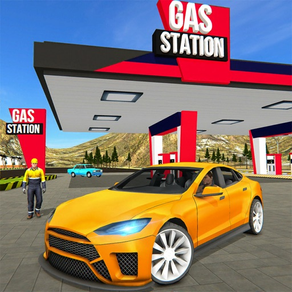 Car Parking At Gas Station