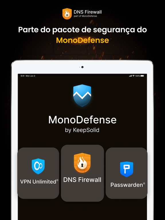 DNS Firewall by KeepSolid Cartaz