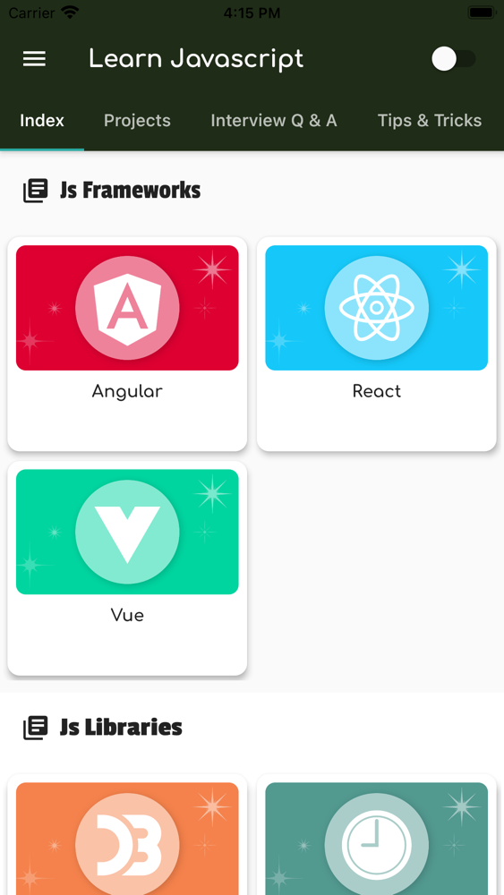 Learn Javascript & Angular Cartaz
