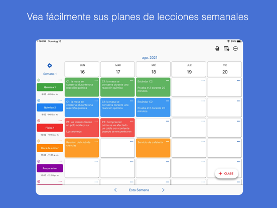 Class Planner (nube) الملصق