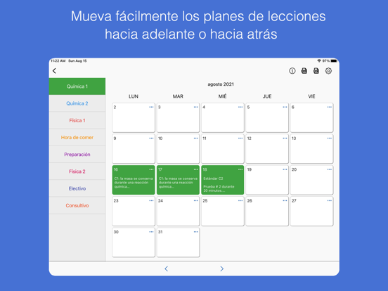 Class Planner (nube) الملصق