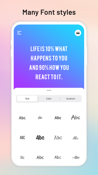 Rangin: Gradient status maker poster