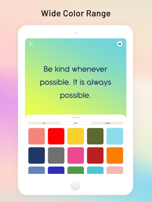 Rangin: Gradient status maker poster