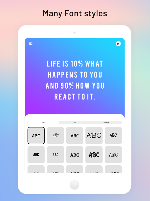 Rangin: Gradient status maker poster