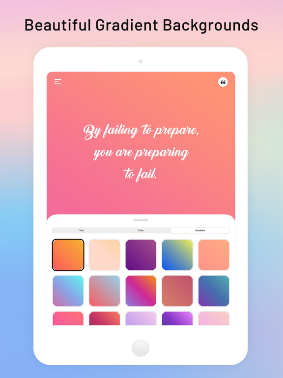 Rangin: Gradient status maker poster