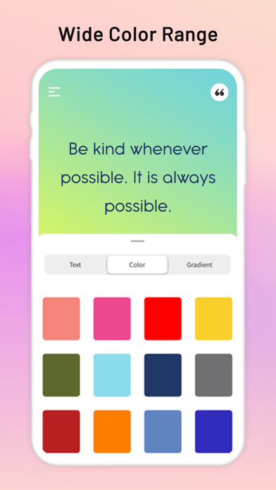 Rangin: Gradient status maker poster