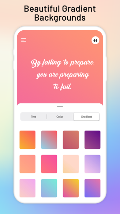 Rangin: Gradient status maker poster