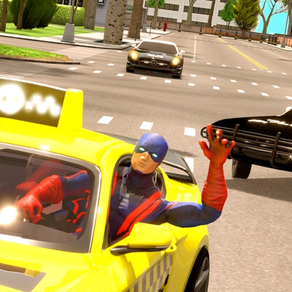 Super heróis de taxistas