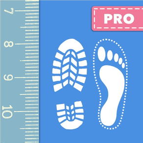 Medida tamanho do sapato Pro