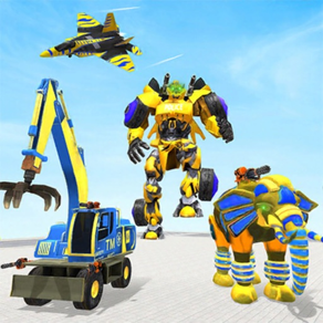 Excavator Robot Transform Game