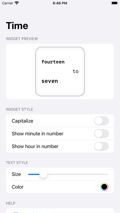 Time - Minimalist Clock Widget 포스터