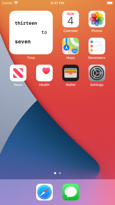 Time - Minimalist Clock Widget 포스터
