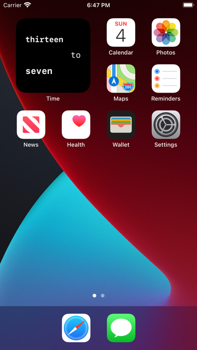 Time - Minimalist Clock Widget 포스터