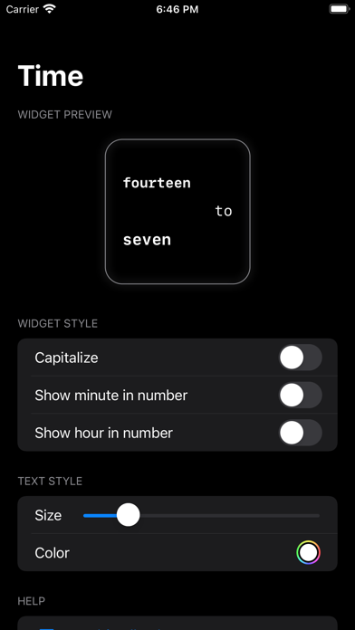 Time - Minimalist Clock Widget 포스터