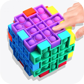 Pop it cube Toy 3D Push Bubble