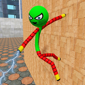 Stickman Super Rope Hero Games