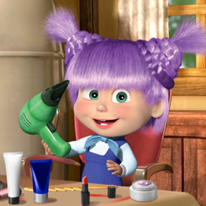 Masha and the Bear Hair Salon