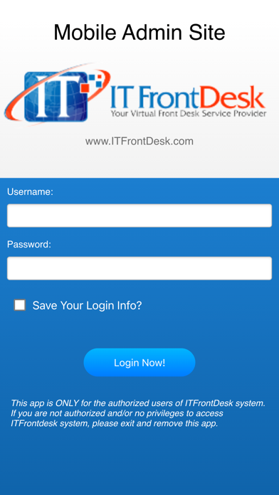 ITFrontDesk Admin poster