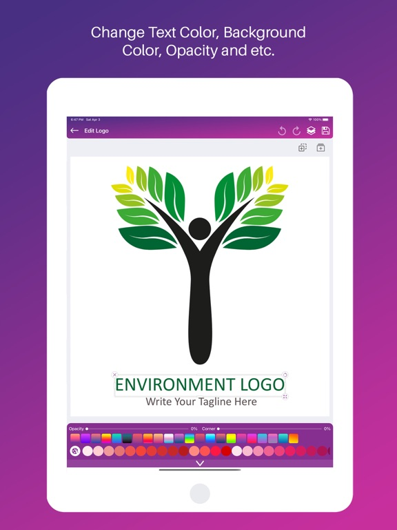 Logo Design Maker - Brand Shop Affiche