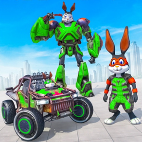 Bunny Robots Battle War