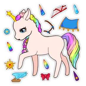 Unicornio Chibi: Criar Avatar