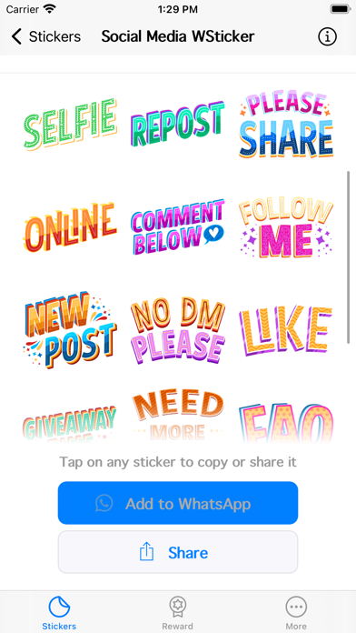 Wsticker for Chat Apps poster