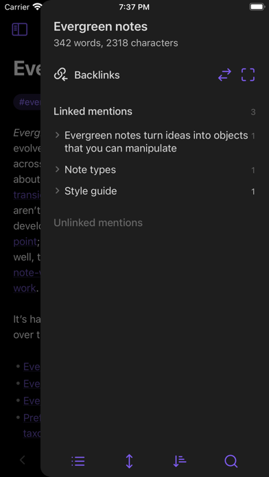 Obsidian - Connected Notes poster