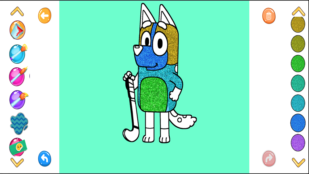 bluey coloring & drawing for iOS (iPhone/iPad) - Free Download at AppPure