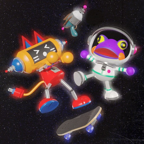 Robo-Cat and Astro-Frog