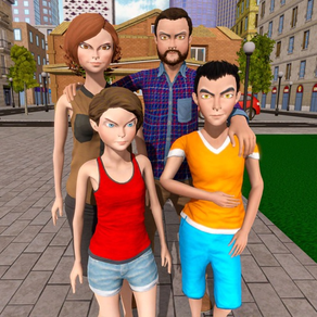 Sims de fuga família virtual